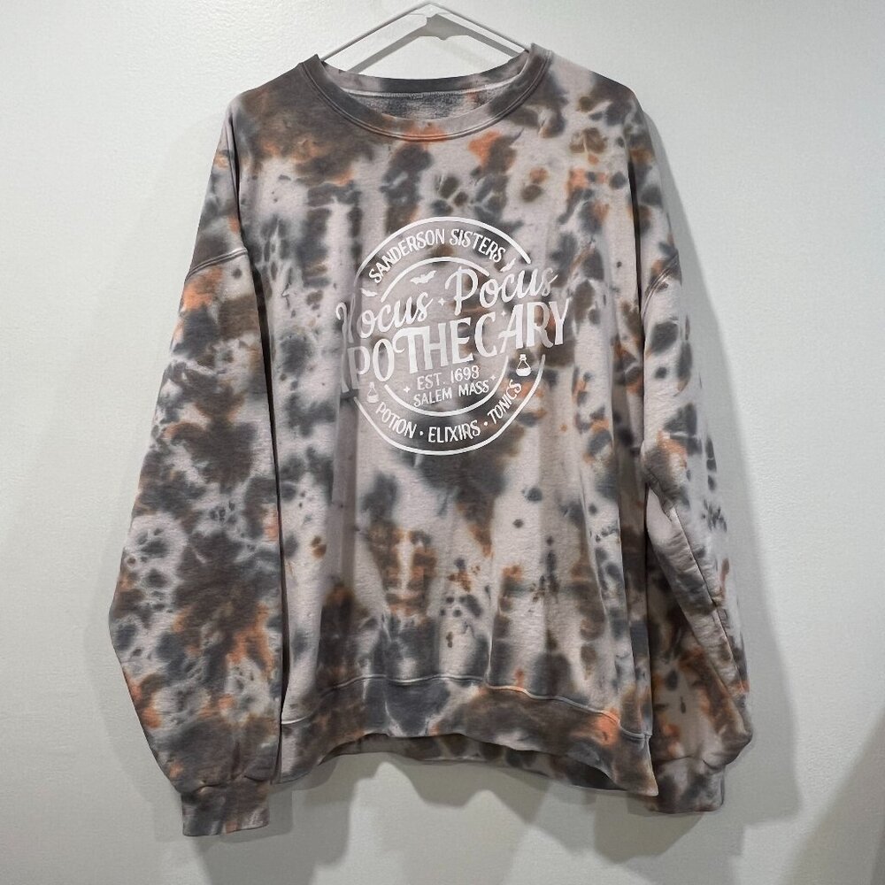Hocus Pocus Apothecary Tie Dye Sweatshirt Size XL
